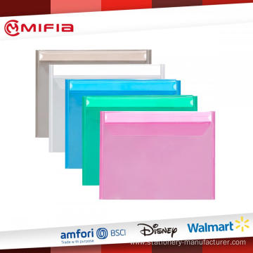 Translucent Envelope Folder with Back Spine & Flap